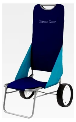 Produktbild von Transportwagen für den Strand, blau