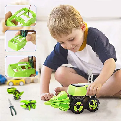 Image de Jouets robots dinosaures, insectes solaires 3 en 1, robots, perceuses, jeux de construction assemblés, jouets pour enfants âgés de 8, 9, 10, 11 et 12 ans.