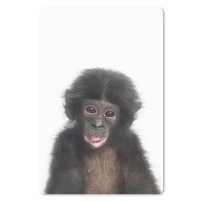Produktbild von MuchoWow® Mauspad Mousepad Affe - Tiere - Natur - Schimpanse 18x27 cm - Mousepads - Maus Mat - Pad - Mausunterlage