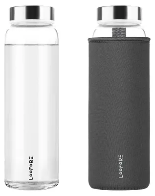Immagine prodotto di 1. Bottiglia in vetro borosilicato con custodia in neoprene
