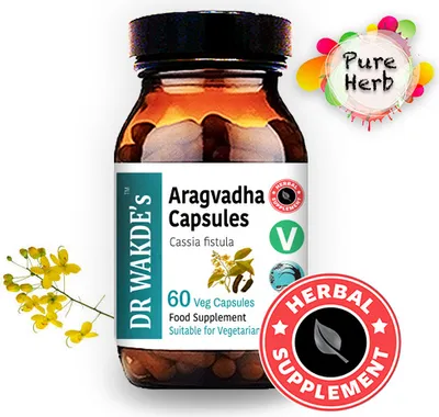 Produktbild von DR WAKDE'S Aragwadha Kapseln (Cassia-Fistel) | 60 Vegi Caps | Ayurveda-Supplement | Vegan | 100% Kruter | Mengenrabatte | Am selben Tag Versand