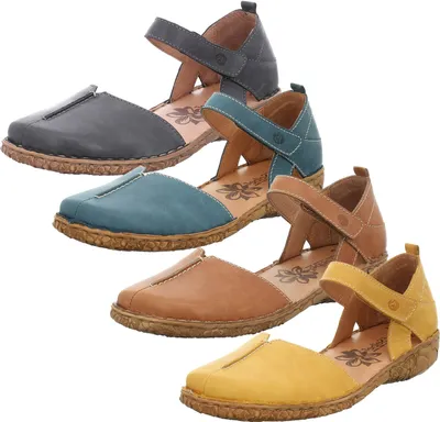 Produktbild von Josef Seibel 79542-727 Rosalie 42 Damen Ballerinas Leder Spangenballerina, Größe:44 EU, Farbe:Gelb