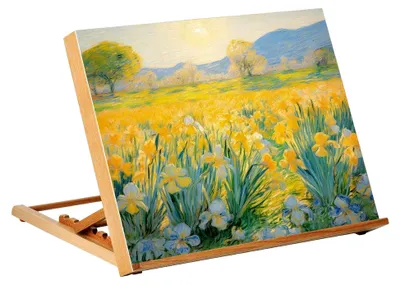 Produktbild von Tischstaffelei A3 Zeichenbrett aus Buchenholz 47x36cm