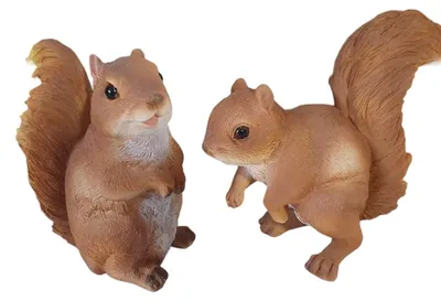Productafbeelding van Decoratieve Eekhoornfiguur Set van 2 voor Woonkamer