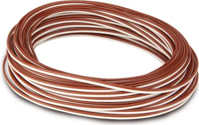 Produktbild von RAUTRONIC Zwillingslitze, 2x 0,14 mm², braun/weiß, 10 m