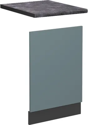 Produktbild von Frontblende Vicco R-Line Blau-Grau 45 cm , AP Anthrazit, Model 46145