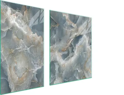 Produktbild von Glasplatte und Schneidebrett 100x52 Marmor