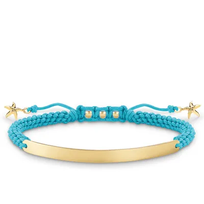 Zdjęcie produktu dla Thomas Sabo - LBA0060-848-1-L21V - Bransoletka - Uni  - pozłacane srebro 750 - 14,5-21 cm