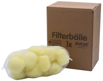 Produktbild von purux ® Filterbälle aus Sekundärrohstoffen Einzelpackung