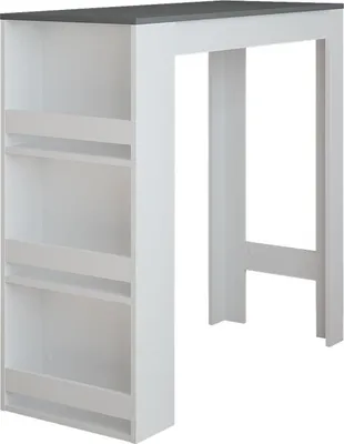 Produktbild von Bartisch Vicco Repose Weiß/Anthrazit 45 x 110 cm, Model 55356