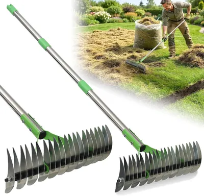 Immagine prodotto di Spazzola con setole in plastica, altezza 140 cm, 21 setole, in zinco, per la cura del giardino