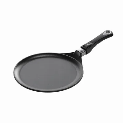 Zdjęcie produktu dla Duża patelnia AMT Gastroguss do naleśników na INDUKCJĘ z nieprzywierającą powłoką, 28 cm