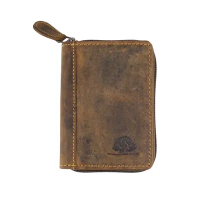 Zdjęcie produktu dla Etui na karty Greenburry skórzany portfel na karty mały portfel mini etui na karty