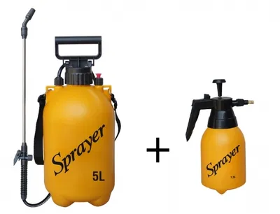 Zdjęcie produktu dla Zestaw opryskiwaczy ogrodowych Nohel Metalowa Lanca Spryskująca 36cm 5l + 1,5l GRATIS