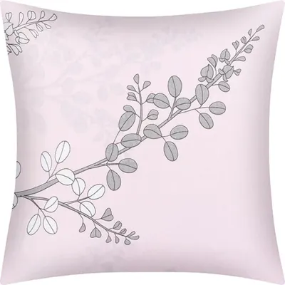 Obrázok produktu pre Bavlnený vankúš - 40x40 cm - ružový, sivý