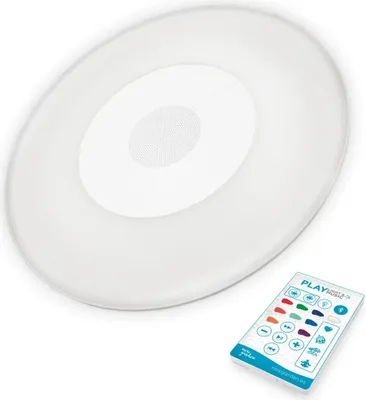 Produktbild von LED Poollampe Akku Dimmer Farbwechsel RGB Ø 39 cm rund tragbar kabellos IP67 Fernbedienung Modern Außenleuchte Außenlampe