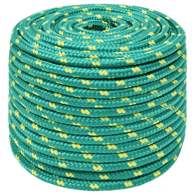 Produktbild von vidaXL Bootsseil Grün 12 mm 100 m Polypropylen