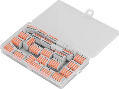 Obrázek produktu pro 26dílná sada konektorů pro rychlé zapojení kabelů s úložným boxem