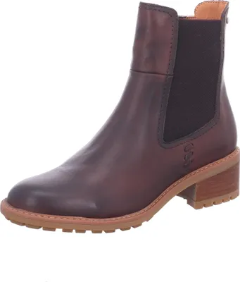 Produktbild von Pikolinos Damen Stiefelette Leder Chelsea Boot mit Blockabsatz Medina W0D-8792, Größe:42 EU, Farbe:Rot