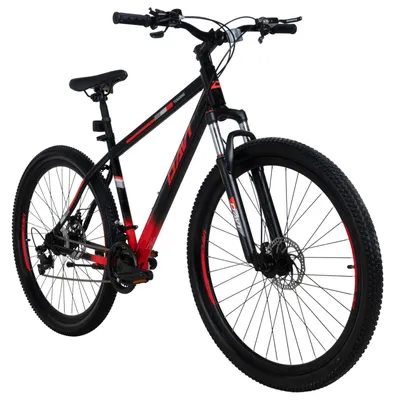 Produktbild von Mountainbike Davi Terrano 29 Zoll, 170–195 cm, 21 Gänge, Schwarz/Rot