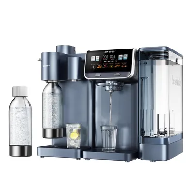Produktbild von JIMMY Matrix M9 Pro Wasserfilter mit S9 Wassersprudler, 7-Stufen-RO, 0,0001 μm, 3 Sek. Heißwasser, 7 Temperaturen