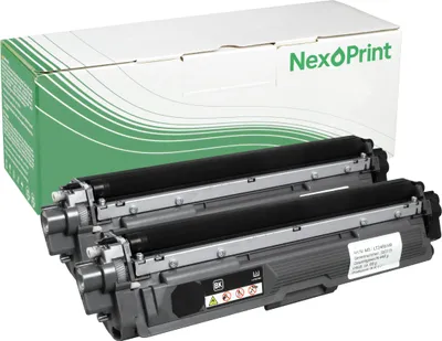 Produktbild von NexoPrint TN-241 Doppelpack schwarz Toner kompatibel mit Brother MFC-9330CDW MFC-9335CDW MFC-9340CDW schwarz