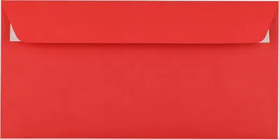 Produktbild von Briefumschlag C5/6 DL HK intensiv-rot 100g 229x114mm