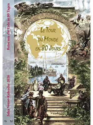 Imagen del producto de Calendario de Jules Verne 2026: "Viaje alrededor del mundo en 80 días"