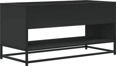 Obrázek produktu pro vidaXL TV skříňka černá 91x40x46 cm materiál na bázi dřeva a kovu