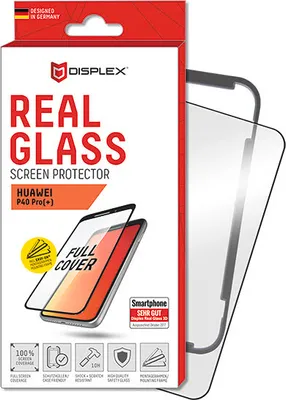 Produktbild von Displex Huawei P40 Pro(+) Full Cover Schutzglas, Huawei, P40 Pro(+), Schlagfest, Kratzresistent, Staubresistent, Transparent, 1 Stück(e)