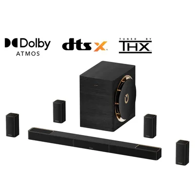 Produktbild von ULTIMEA Skywave X100 9.1.6 Soundbar mit 10'' Subwoofer, Dolby Atmos, 1500 W, Surround Sound System für Heimkino und TV, 8K HDR-Passthrough