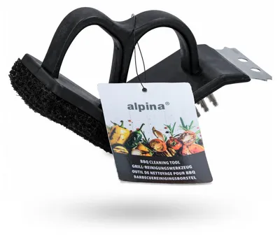 Produktbild von Grillreinigungsbürste – 3-in-1 – 15 × 7,3 × 10 cm 1 Stück [56284B]