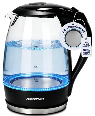 Wasserkocher 1,7 l, 2200 W, Keramikbeschichtung, BPA-frei