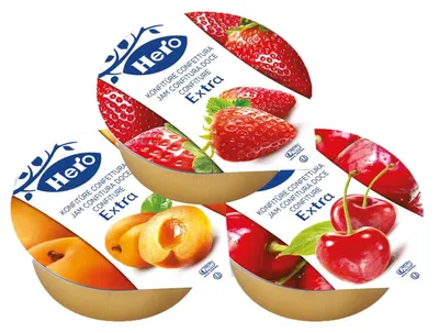 Immagine prodotto di Assortimento di marmellate Hero Extra 120 x 25 g - diverse creme spalmabili