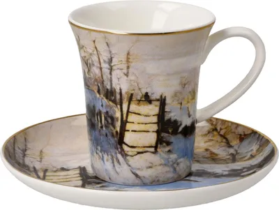 Immagine prodotto di Goebel Espressotasse Claude Monnet - Die Elster, Fine Bone China, Bunt, 100 ml, 67075311