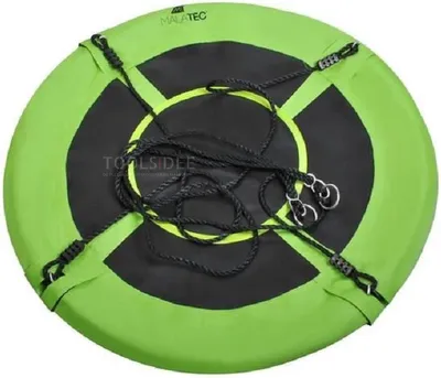 Produktbild von Swing Nest 120cm, grün-schwarz, Oxford 600D Material, Belastbarkeit bis 160 kg