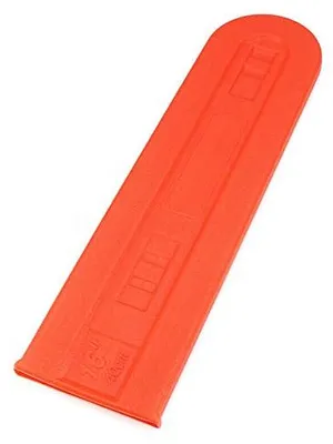 Image de Protège-rail de guide pour tronçonneuse, 39 x 10 cm, orange