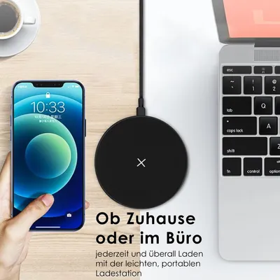 Produktbild von Qi Wireless Ladestation für OnePlus 13 12 10 Pro Kabellos Laden 15W 10W Charger