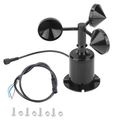 Obrázek produktu pro Snímač rychlosti větru (anemometr) s rozsahem 0-70 m/s, výstupní signál: pulzní, typ: tři misky