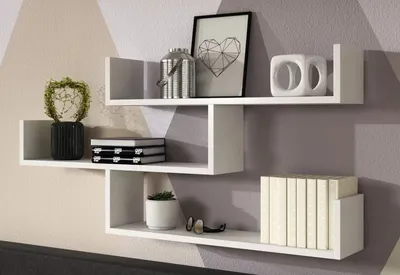 Zdjęcie produktu dla Półka wisząca 3 TRENT – biała