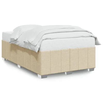 Obrázok produktu pre vidaXL Rám postele bez matraca krémový 120x200 cm látka
