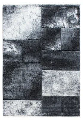 Imagen del producto de Hawaii Tetris alfombra pelo corto rectangular 140x200cm gris