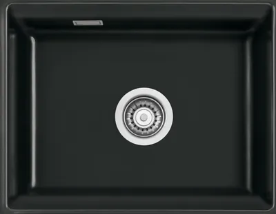 Produktbild von Unterbauspüle KeraDomo KARA 50 U/g in NERO mit Handbetätigung