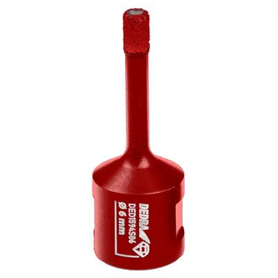 Produktbild von Diamant-Hartfliesenbohrer rot, M14, 6mm