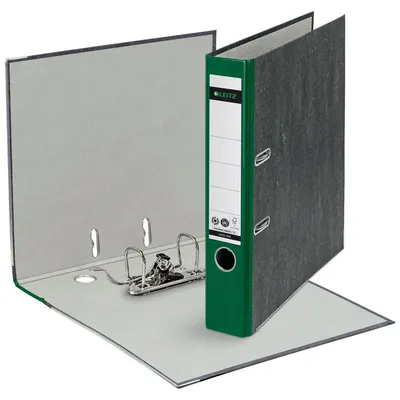 Produktbild von Leitz Cardboard binder 180°, A4, Karton, Grün, 350 Blätter, 5,2 cm, 55 mm