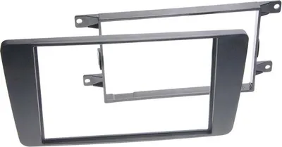 Image de Adaptateur de façade 2-DIN pour Skoda Octavia II 2004 - 2013 noir