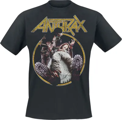 Produktbild von Anthrax T-Shirt Herren Spreading The Disease Vintage Tour schwarz L