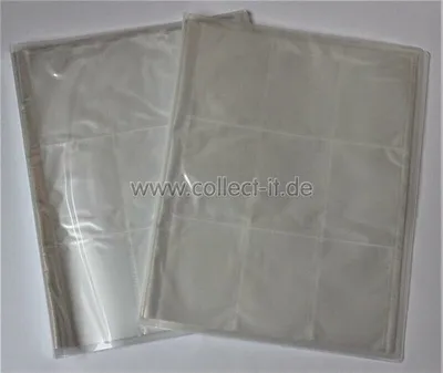 Produktbild von 2 x Sammelmappe Binder leer mit je 24 Seiten für bis zu 432 Karten von z.B. Panini und Topps