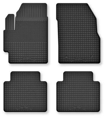 Produktbild von Gummi-Fußmatten für Suzuki S-Cross Hybrid 2020- (SUV) – 4-tlg, Schwarz, Semi-Universal, angepasst – Wielganizator Semi-Universal