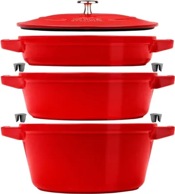 Image de Staub ensemble de 3 plats + couvercle 24 cm NPC405083870